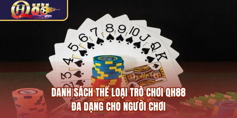 Danh sách thể loại trò chơi QH88 đa dạng cho người chơi